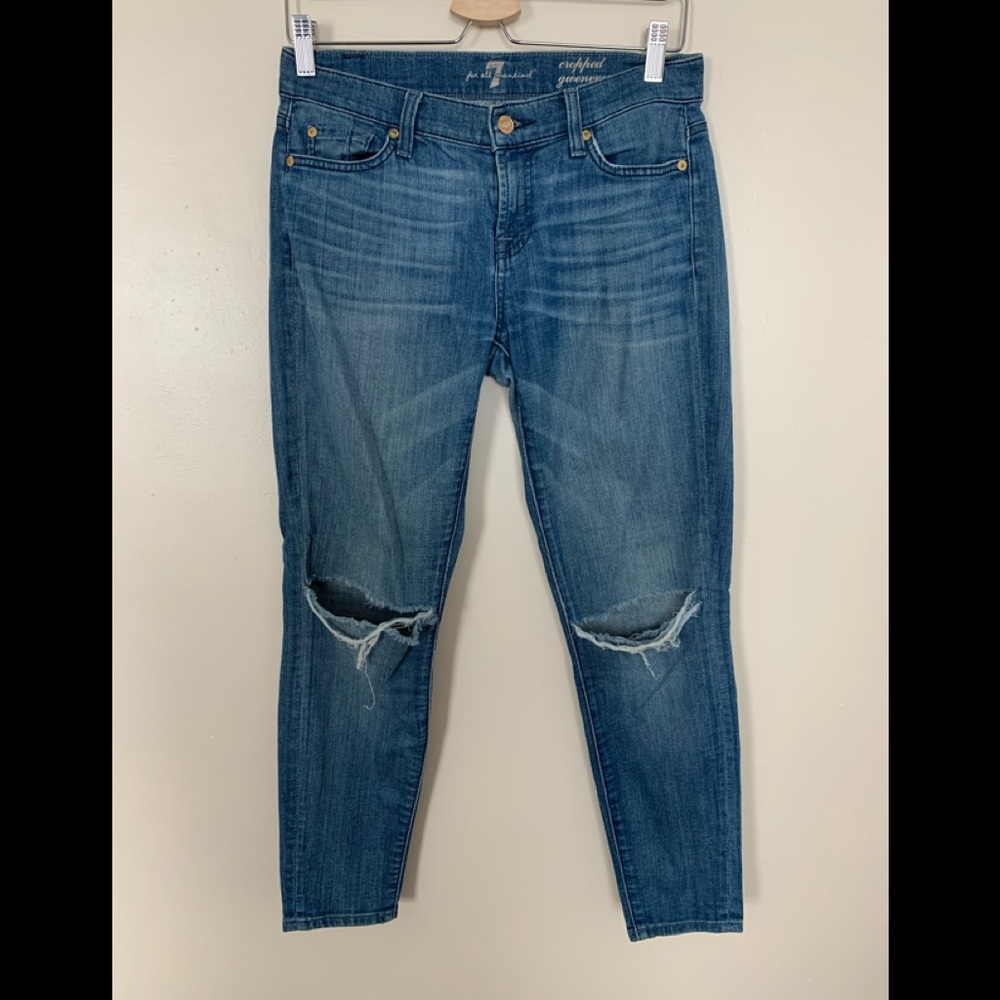 7 For All Mankind Skinny Ankle Jeans